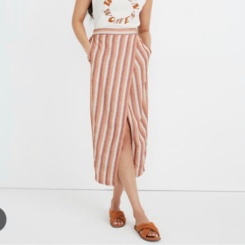 Madewell wrap skirt - size M!